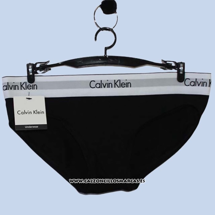 Slip Calvin Klein Mujer 365 Negro